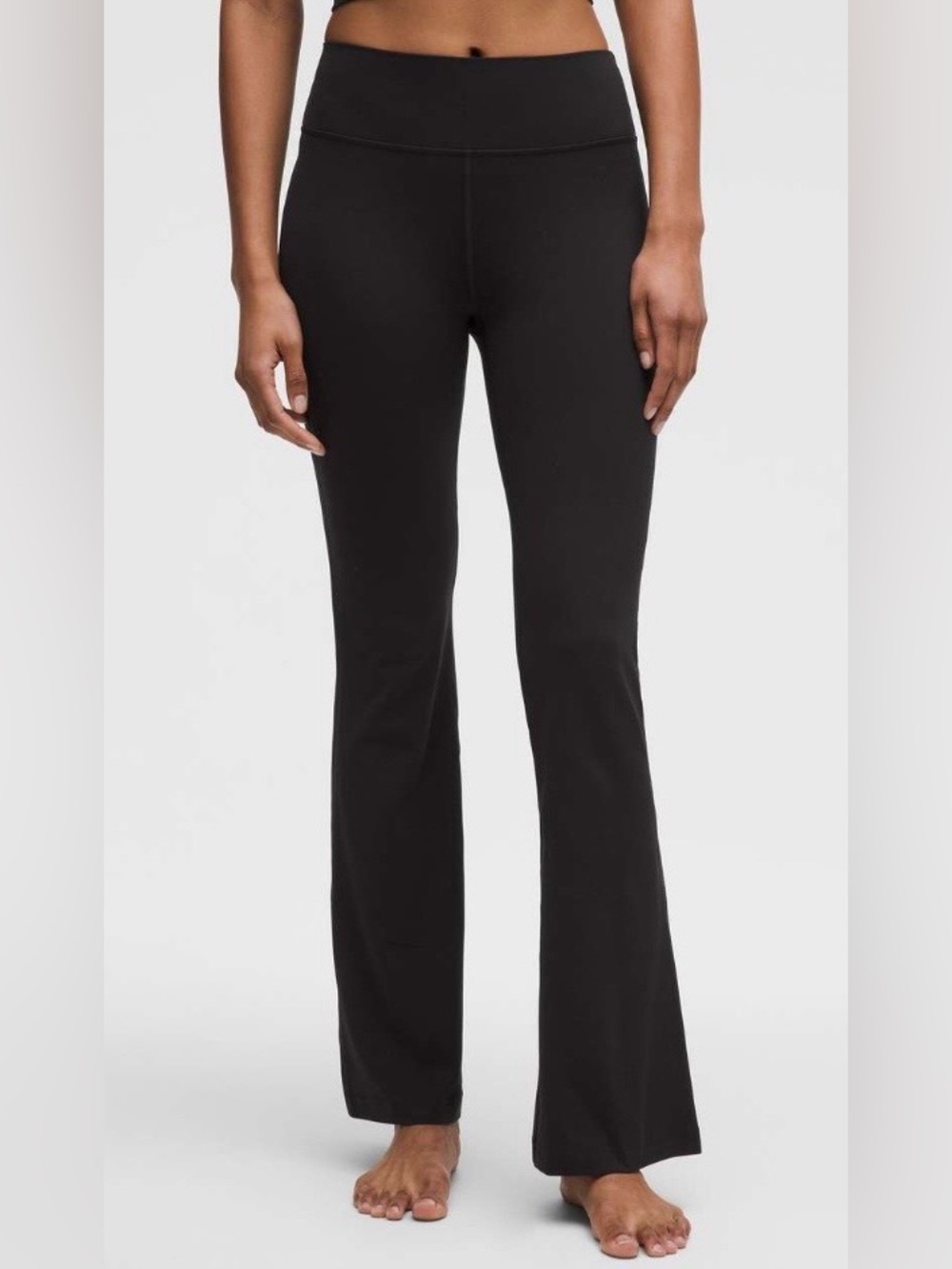 Lululemon NWT Groove Nulu HR Flared Black Pants Regular Yoga Leggings Size 4